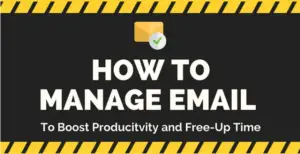 Free Productivity Resources of an Infographic explaining a tested email productivity routine that helps answer every email, turn messages into actions, and free up time by reducing hours spent in the inbox.