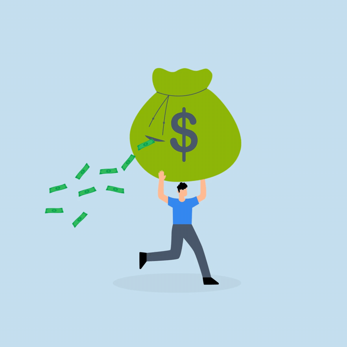 Money Leaking from Inefficient Processes